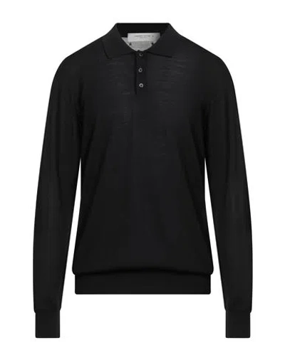 Golden Goose Man Sweater Black Size Xl Virgin Wool