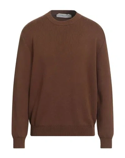 Golden Goose Man Sweater Brown Size Xl Cotton, Polyamide, Elastane, Acrylic