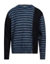 Golden Goose Man Sweater Navy Blue Size M Mohair Wool, Polyamide, Wool