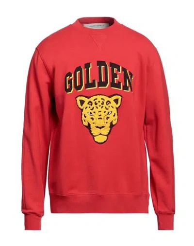 Golden Goose Man Sweatshirt Red Size M Cotton
