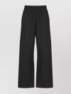 Golden Goose Man's Wide Leg Trousers With Pockets In Black