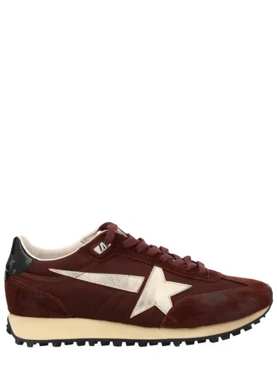Golden Goose Marathon Sneaker In Brown