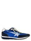 Golden Goose Running Marathon Nylon Upper Suede In Blue