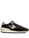 Golden Goose Marathon Sneakers In Nylon With Star Logo In Black