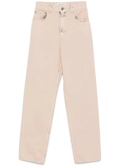 GOLDEN GOOSE GOLDEN GOOSE MARBLE DYED BEIGE DENIM JEANS