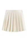 Golden Goose Marcie Knitted Mini Skirt In Beige