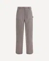 Golden Goose Light Brown Pants In Chevron Wool Blend In Brown
