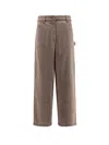 Golden Goose Deluxe Brand Women Marley Virgin Wool Blend Trousers In Brown