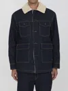 Golden Goose Marsha Caban Jacket In Blue
