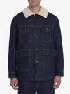 Golden Goose Marsha Caban Jacket In Blue