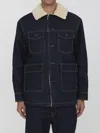 Golden Goose Marsha Caban Jacket In Blue