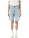 Golden Goose Marsha Denim Shorts In Blue