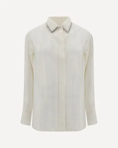 Golden Goose Marysole Shirt In Beige