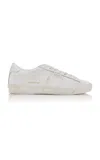 Golden Goose 20mm Matchstar Shiny Leather Sneakers In White