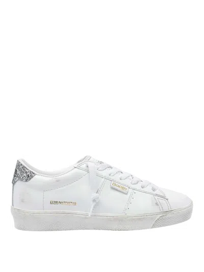 Golden Goose Match Star Sneakers In White
