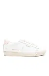 Golden Goose Matchstar Classic White Leather Sneakers In White