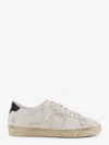 Golden Goose Leather Low-top Soul Star Sneakers With Used Effect In White