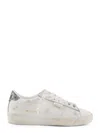 Golden Goose Matchstar Leather Sneakers In White