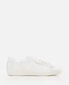 Golden Goose Leather Sneakers Featuring Perforated Detailing In White