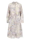 Golden Goose Multicolor Sequined Floral Print In Gray