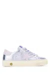 Golden Goose May Laminated Nappa Upper In Metallic