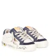 Golden Goose May Leather Platform Sneakers In White