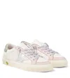 Golden Goose May Leather Sneakers In Multicoloured