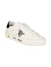 Golden Goose May Leather Sneakers In White