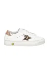 Golden Goose May Low-top Lace-up Sneakers In White