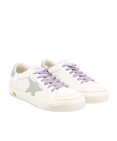 Golden Goose May Mesh-panelled Sneakers In White
