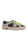 Golden Goose Boy's May Nappa Leather Star And Heel Lace-up Sneakers, Toddler/kids