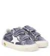 Golden Goose Sneakers May School In Metallic