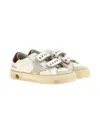 Golden Goose May School Sneakers In White