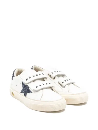 Golden Goose Babies' May School Sneakers In White