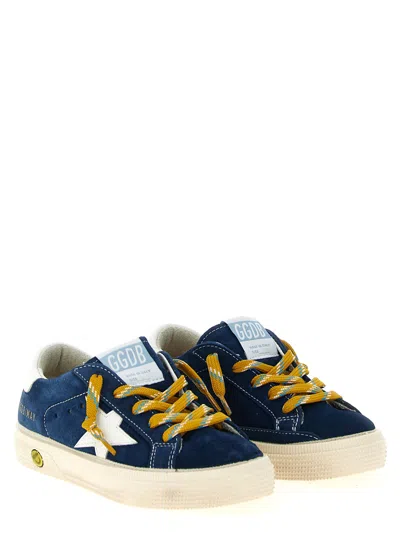 Golden Goose Kids' May Sneakers In Blue