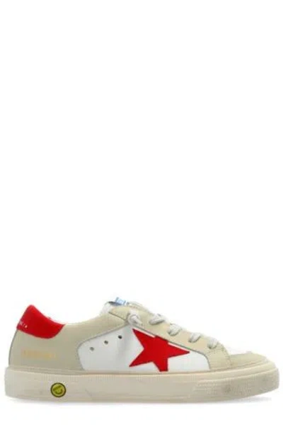 Pre-owned Golden Goose May Sneakers Brand Red/white 38eu