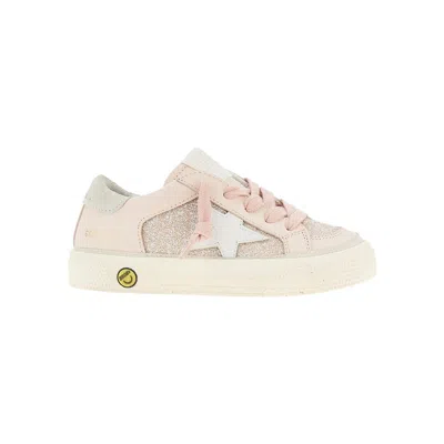 Golden Goose Kids' 'may' Sneakers In Pink
