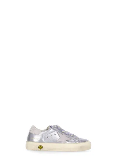 Golden Goose Kids' May Sneakers In Purple