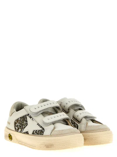 Golden Goose Kids' May Sneakers In White