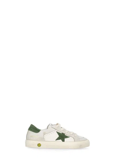 Golden Goose Kids' May Sneakers In White
