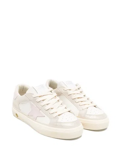 Golden Goose Kids' May Sneakers In White