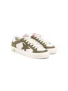 Golden Goose May Leather Upper Toe Star And Heel In White