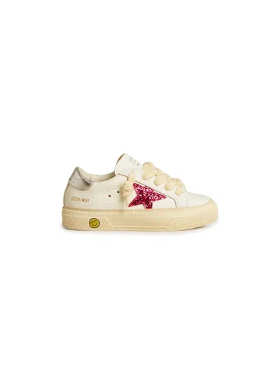 Golden Goose Babies' May Star Sneakers In Neutrals