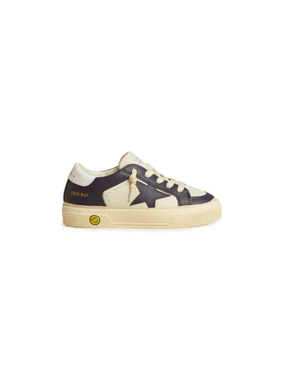 Golden Goose Babies' May Star Sneakers In White