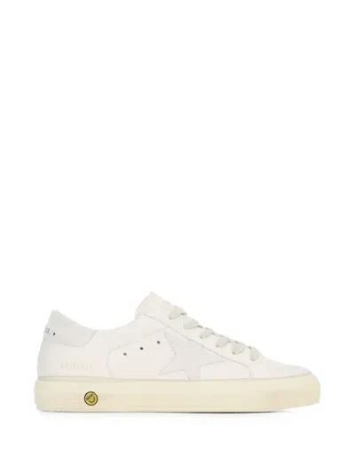 Golden Goose May Star-patch Sneakers In White