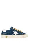 Golden Goose May Suede Upper And Toe L In Blue
