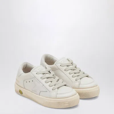 Golden Goose May White Low Trainer In Neutral