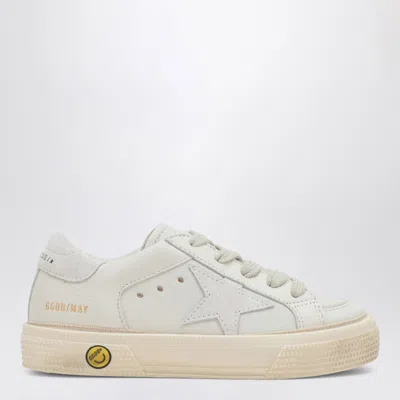 GOLDEN GOOSE MAY WHITE LOW TRAINER