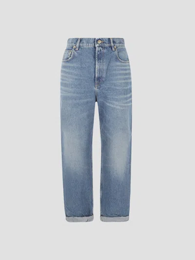 Golden Goose Medium Stone Washed Kim Jacket In Blue