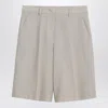 Golden Goose Women's Mã©lange Wool-blend Bermuda Shorts In Gray